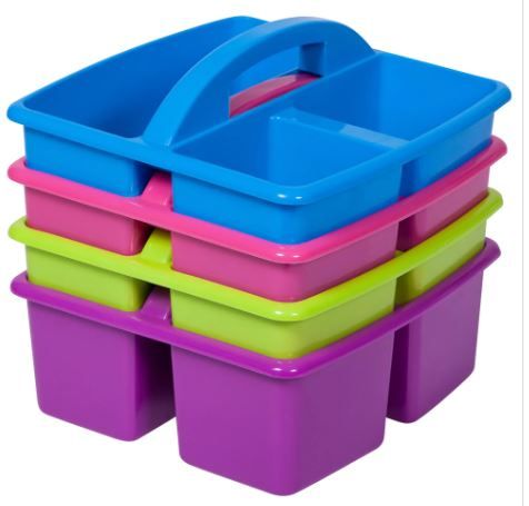 CLASSROOM CADDY PACK OF 4 [LIME GREEN, MAGENTA, PURPLE, LIGHT BLUE] ERSPC4