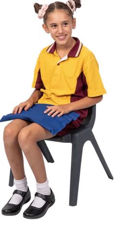 Child Using Weighted Wipe Clean Lap Pad