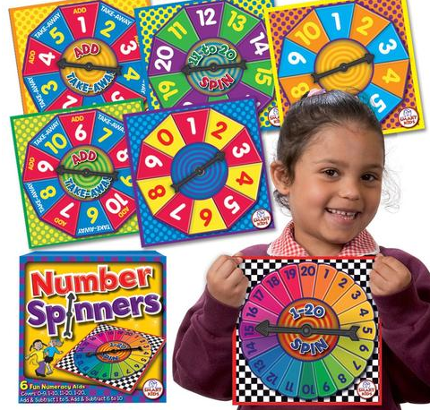 Number Spinners Box 6 Styles 9421002411938