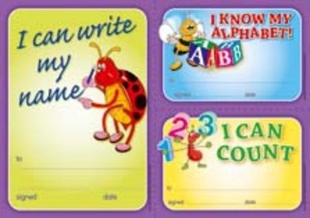 Certificates - Early Years Achievements Certificate  - Pk 35 CE307