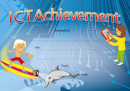 Certificates - Ict Achievement Award  - Pk 100 CE372