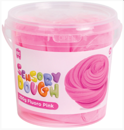 Sensory Dough - Fluro Pink 250g