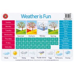 Learning Can Be Fun Weather Placemat