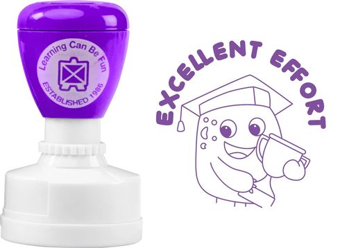 MERIT STAMP - GIGGLE &amp; GROW - EXCELLENT EFFORT 9314289038250
