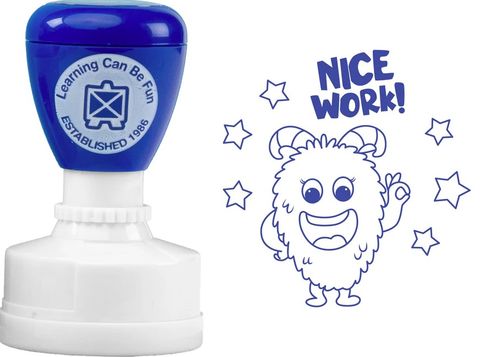 MERIT STAMP - GIGGLE &amp; GROW - NICE WORK 9314289038267