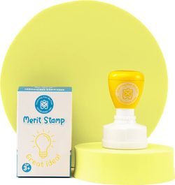 MERIT STAMP - LIGHT BULB - GREAT IDEA 9314289038489