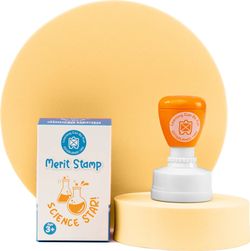 MERIT STAMP - BEAKERS - SCIENCE STAR 9314289038458