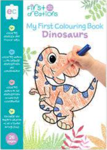 First Creations Colouring Book Dino 