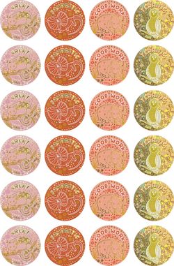 Wonderlands (Land) - Foil Merit Stickers (Pack of 96)