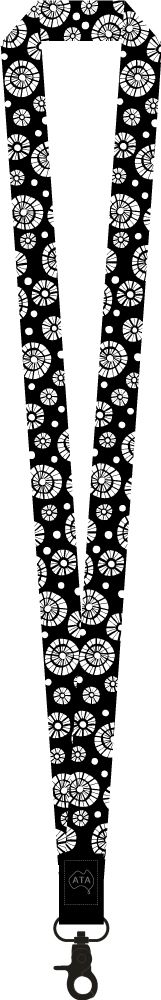 Black and White (Fans) - Lanyard