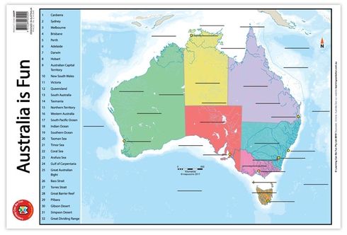 Australia is Fun Poster 9314289034092