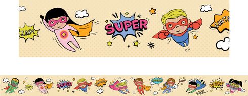 Super Kids - Large Border (Pack of 12)