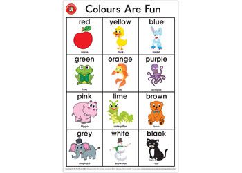  Colours Are Fun Poster
