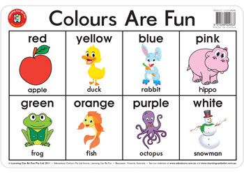 Colours Are Fun Placemat