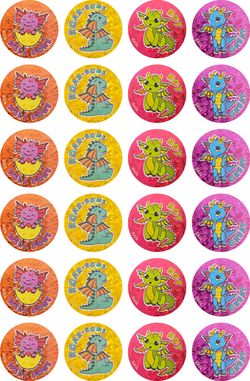 Dragons - Laser Stickers