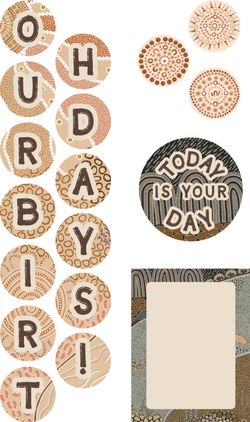 Country Connections - Birthday Mini Bulletin Board Set