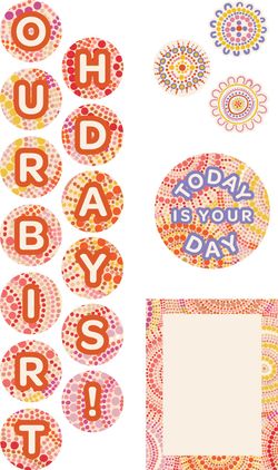 Rainbow Dreaming - Birthday Mini Bulletin Board Set