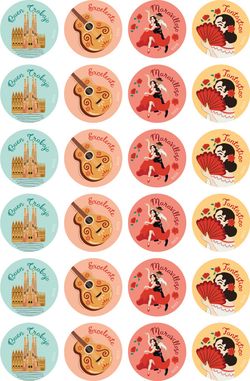 Spanish - Merit Stickers (Pack of 96)