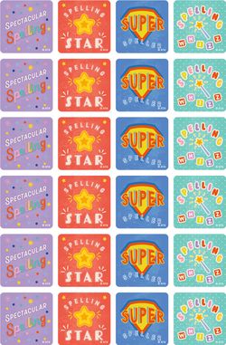 Spelling - Merit Stickers
