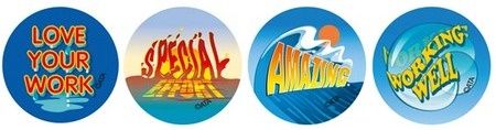 Stickers - Water Words - Pk 96 MS102