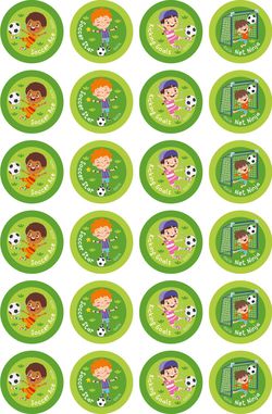 Soccer/Football - Extracurricular Stickers (Pack of 96)