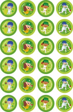 Cricket - Extracurricular Stickers (Pack of 96)