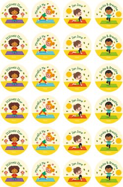 Kids Mindfulness - Extracurricular Stickers (Pack of 96)