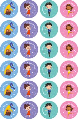 Dancing - Extracurricular Stickers (Pack of 96)