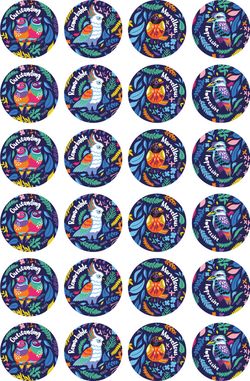 Australian Birds - Merit Stickers (Pack of 96)
