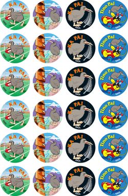 Maori Award - Merit Stickers 