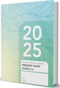 INNOVATIVE TEACHERS COMPANION 2025 PRIMARY DIARY YEARS 3-6 Wirebound ITC