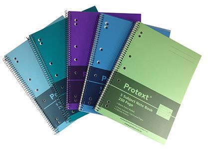 protext_5_subject_note_book_250_page_8mm_lines_colours