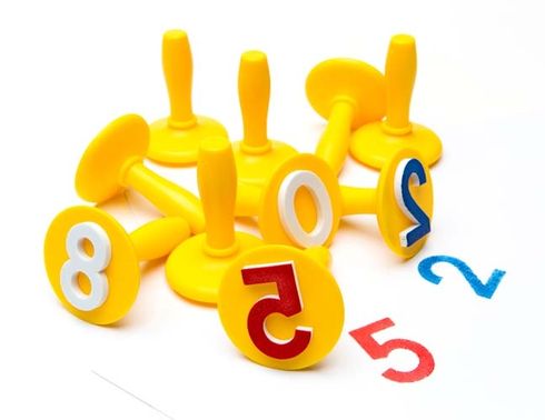 Paint Stampers Numbers 0-9 Set of 10 9314289015787