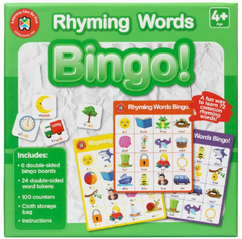 Rhyming bingo