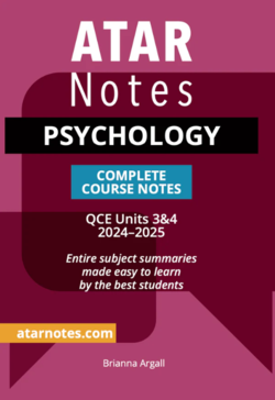 ATAR Notes QCE Psychology 3&4 Complete Course Notes
