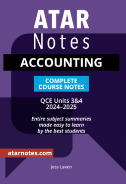 ATAR Notes QCE Accounting 3&4 Notes