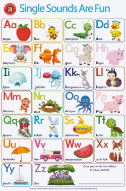 Learning Can Be Fun Single Sounds Are Fun Double Sided Chart