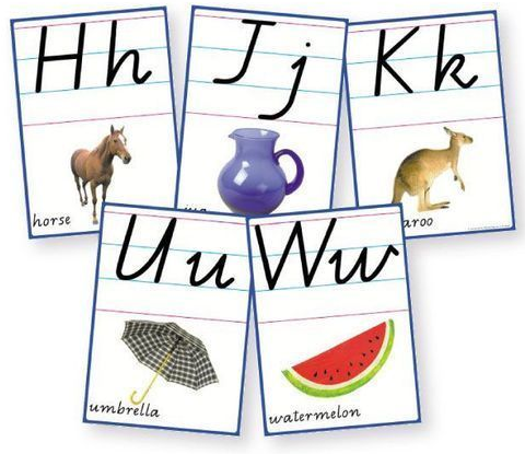 Cards – A5 Alphabet Qld Modern Cursive