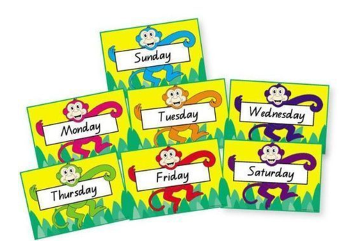 Cards – A5 Days of the Week