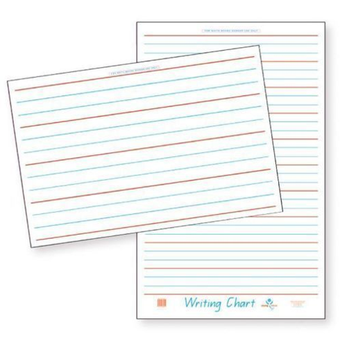 Chart – A1 Writing Chart QLD Ruled Double Sided Laminated