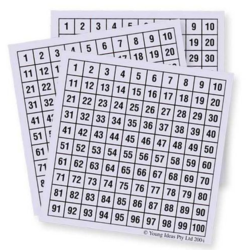 Sticker – Numbers 1-100 Pk 30