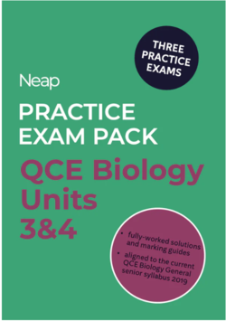 Neap Practice Exam Pack: QCE Biology Units 3&4 (3 Exams)