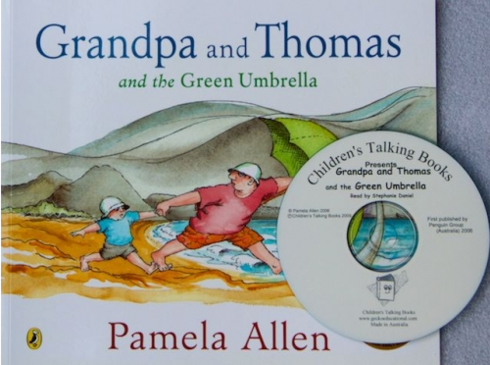 CHILDREN'S-TALKING-BOOK-GRANDPA-THOMAS-THE-GREEN-UMBRELLA