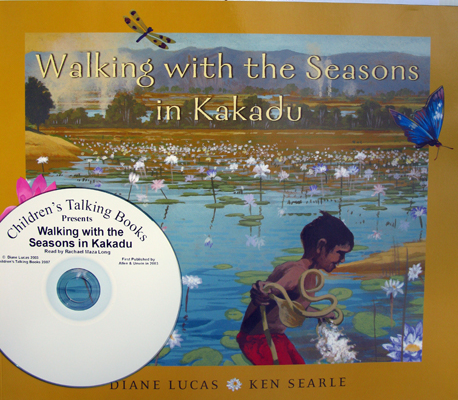 CHILDRENS-TALKING-BOOK-WALKING-WITH-THE-SEASONS-IN-KAKADU-BOOK-CD