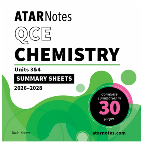 ATAR-Notes-QCE-Chemistry-3&4-Summary-Sheets