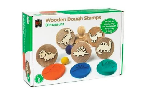 Wooden Dough Stamps - Dinosaurs