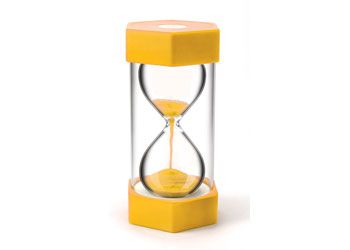 Sand Timer 3 Minute Yellow (16cm x 8.5cm) 9337138110624