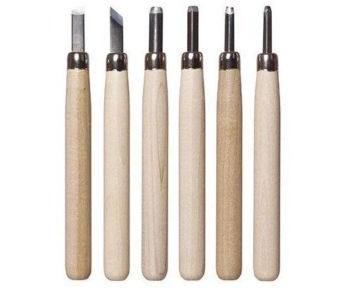 DELUXE LINO & WOOD CARVING TOOLS 6'S