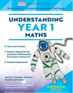 Understanding Maths Year 1 (Australian Curriculum Edition 2025)