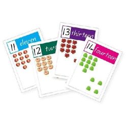 Cards - A4 Number Picture 11-20 Qld Set  YI62375